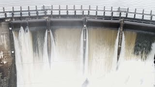 Aerial Footage of North Carolina Dam [upl. by Flam]