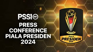 PRESS CONFERENCE PIALA PRESIDEN 2024 [upl. by Targett530]