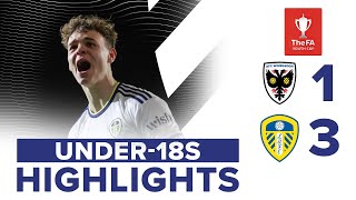 HIGHLIGHTS AFC WIMBLEDON 13 LEEDS UNITED AET  FA YOUTH CUP 4TH ROUND [upl. by Flam337]