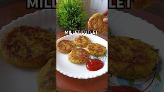 MILLET CUTLET RECIPE cutlet millet snacks snacksrecipe shrutihunasikatti short [upl. by Polloch]