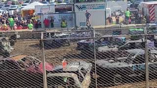 2024 Winnebago County Fair Fullsize Limited Weld Demolition Derby 81824 [upl. by Cullin]