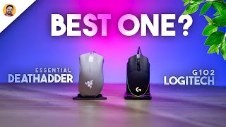 Razer DeathAdder Essential VS Logitech G102  Best Gaming Mouse Under 1000 in 2024  techboxhindi [upl. by Negyam]