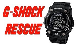 Casio GShock Rescue Series Atomic Solar 7900b Battery Tip [upl. by Ardeid]