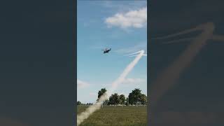 Russian Ka50 Helicopter Evades Stinger Missiles  DCS [upl. by Dotti]