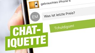 Tutorial  Teil 7 Wie kommuniziere ich angemessen bei eBay Kleinanzeigen [upl. by Desdee]