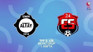 TFF 2 Lig Beyaz Grup  Altay – Anagold 24 Erzincan Spor [upl. by Ydnagrub]