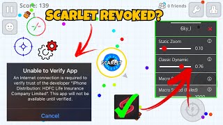 HOW TO FIX YOUR REVOKED SCARLET TO PLAY AGARIO VERSION 2260 NEW METHOD PC 2023 AGARIO MOBILE [upl. by Laaspere]