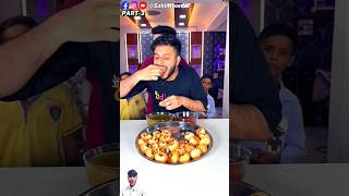 Complete The Song By Half Lyrics Challenge 😊 For Eating Gol Gappa Pani Puri challenge shorts [upl. by Tirzah]