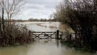 Dedham Vale under flood 9th February 2014 [upl. by Siladnerb529]