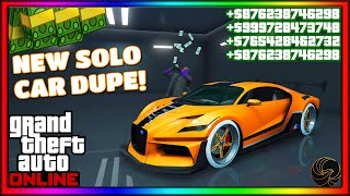 SOLO  NEW SUPER EASY GTA 5 ONLINE CAR DUPLICATION GLITCH  AFTER PATCH 167  PS5XBOXPC [upl. by Longmire]