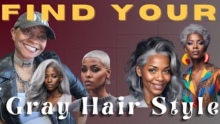 How to Visualize Your Gray Hair Journey with AI  Stunning Styles for 50 [upl. by Waldack262]