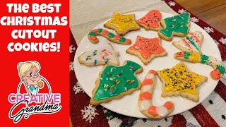 Best Ever Christmas Cut out Cookies Super Simple to make Favorite Holiday Cookie Recipe [upl. by Story]