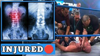 TRAGIC NEWS🛑WWE HALL OF FAMER KURT ANGLES BROKEN SPINE DURING SPARING MATCH BACKSTAGE [upl. by Ailes255]