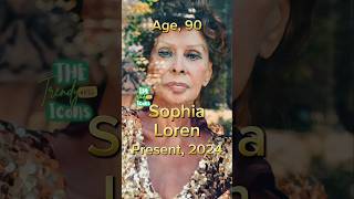 Sophia Loren Celebrating Her Birthday Then and Now antesedepois beforeandafter sophialoren [upl. by Atalanti]