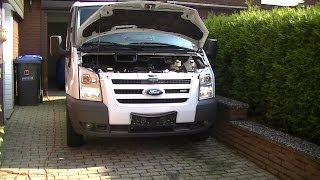 KB  Ölwechsel und Motorspülung Ford Transit 24l  74kw [upl. by Pegg868]