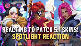 Reacting To The Upcoming 51 Skins Spotlight  Wild Rift [upl. by Tiat]