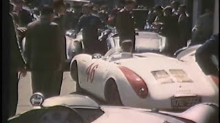 Porsche 550 RS Spyders at LeMans 1955 [upl. by Colwin]