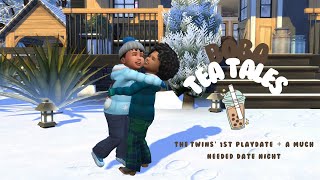 The Twins’ 1st Play date  a much needed Date Night  Boba Tea Tales Ep 9  Sims 4 LP [upl. by Eelam373]