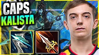 CAPS IS A MONSTER WITH KALISTA  G2 Caps Plays Kalista MID vs Yasuo  Challenger TV [upl. by Cutter]