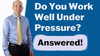 Do you work well under pressure [upl. by Enneirda]