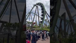 The Flying Dinosaur usj japan usj好きと繋がりたい rollercoaster [upl. by Russon]