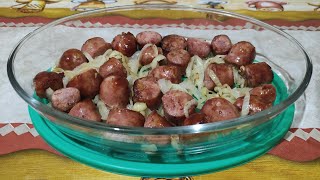 Como Fazer Linguiça Toscana com Cebola na Airfryer ❤️ [upl. by Adnahcal578]