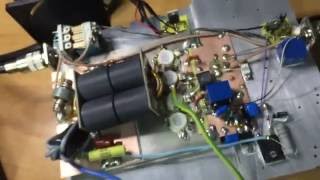 VRF2933 LDMOS 17KW HF linear amplifier built by YO6PMX [upl. by Meid]