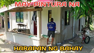 PAG PINTURA SA HARAPAN NG BAHAY NI RICA [upl. by Letnohs]