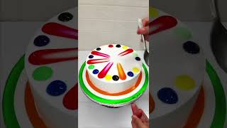 1kg Rainbow 🌈 Cake Amazing Design cakedesign​ youtube​ vannila​ ytshorts​ cakeart​ [upl. by Xila]