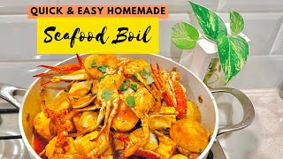 MAKE A RESTAURANT QUALITY SEAFOOD BOIL AT HOME WITH A FEW STEPS 🔥🦀🐙🦞🦐🔥 [upl. by Adiaroz251]