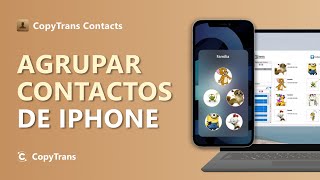 Como agrupar los contactos del iPhone desde PC [upl. by Hastie]