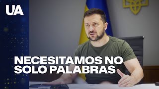 Los que en el mundo no están ayudando a hacer la paz en realidad están ayudando a Putin a luchar [upl. by Hnil]