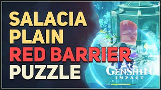 Salacia Plain Red Barrier Hydroculus Puzzle Genshin Impact [upl. by Grand524]