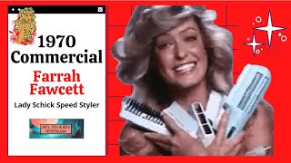 1970 Farrah Fawcett Schick Speed Styler [upl. by Llerdnod]