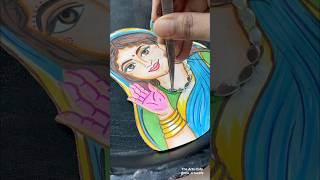 Radha ji Unique Art with Mirrors😍❤️ shorts radhakrishna [upl. by Anya]