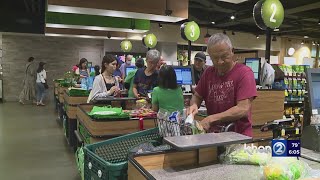 Supermarkets packed ahead of Thanksgiving holiday [upl. by Dorn497]