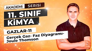 ğŸ¯GERÃ‡EK GAZ  FAZ DÄ°YAGRAMI  JOULE THOMSON I GAZLAR  11 I 23DERS I 11 SINIF [upl. by Earahs285]