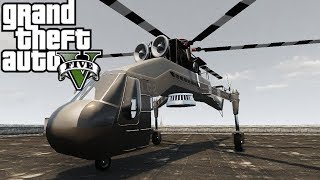 GTA Online  how to get the skylift in gta online  Fly The Skylift EARLY Smugglers Run DLC [upl. by Merdith]