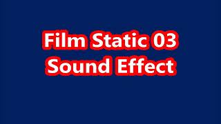 Old film grain static sound effect [upl. by Sainana]