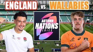 ENGLAND vs WALLABIES 2024 Autumn Nations Live Commentary [upl. by Jez710]