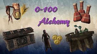 Skyrim How To Get Level 100 Alchemy in UNDER 5 MINUTES [upl. by Amahs503]