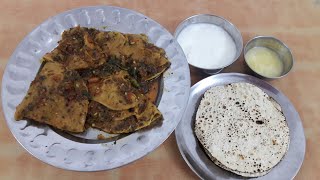 सिंधी रेसिपी लहसुन में सेइल फुल्का  Garlic chutney filled seyal phulka recipe Deepa N Lalwani [upl. by Azitram]