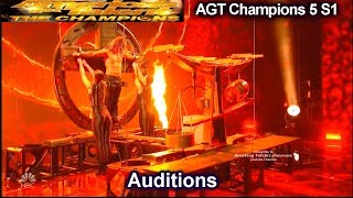 Cosentino Illusionist AWESOME Audition  Americas Got Talent Champions 5 AGT [upl. by Alahs]