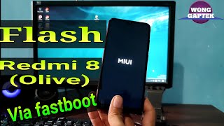 Flash Redmi 8 Olive via fastboot [upl. by Farmer]