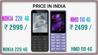 NOKIA 220 4G vs HMD 110 4G [upl. by Llekcm487]