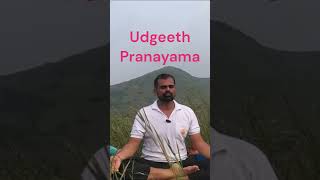 Udgeeth Pranayama I Correct Technique shorts [upl. by Ecienal535]