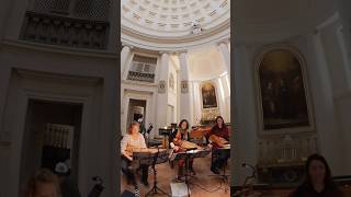 Timelapse of the Nyckelharpa Quintet preparing for the Concert this Saturday in Cesena 🇮🇹 [upl. by Brabazon]