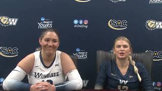 Wingate Volleyball Post Game Press Conference 9282024 [upl. by Eintruoc]