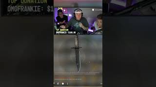 Wipz pulls a 1000 knife and Timthetatman is PISSED [upl. by Saiasi457]