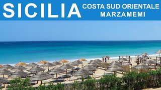 Sicilia Sud Orientale  Spiaggia di San Lorenzo Marzamemi Vendicari 4K UHD [upl. by Dorreg]